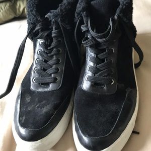 Genuine leather via spiga sneakers